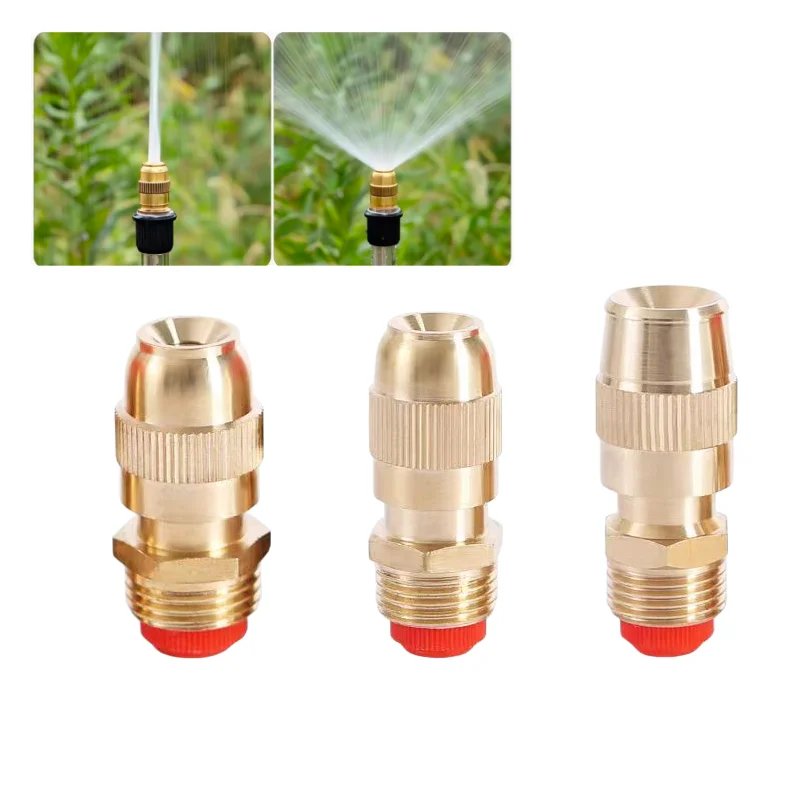 5PCS 1of2/ A djustable Bullet Atomizing Nozzle Agricultural Sprinkler Made of Brass Garden Irrigation System Spray Nozzle