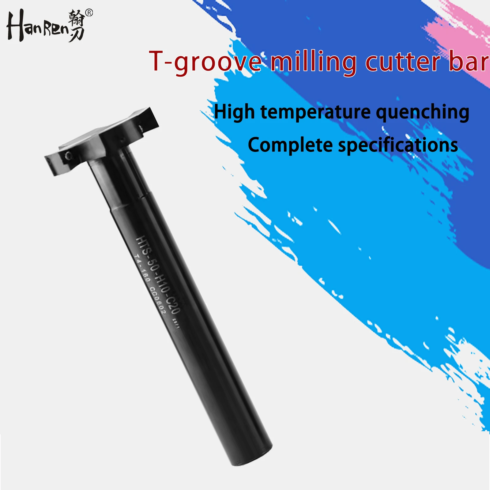 

HTS T-groove Milling Cutter Bar Replaceable Cemented Carbide Blade Type CCMT060204 CNC Slotting Cutter Of Machining Center