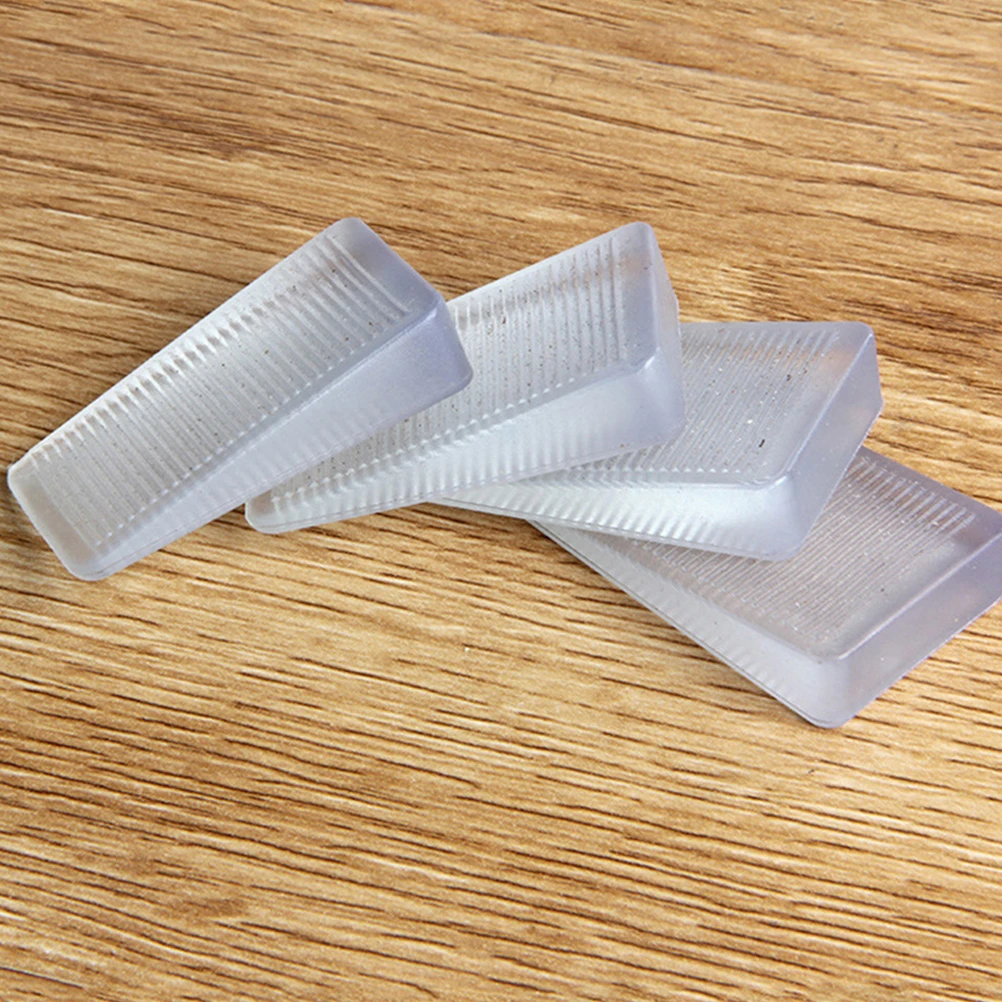 

8 Pcs Levelers Multi Function Toilet Shims PVC Wedge Pads Table Shims Home Accessories Durable Non Slip Multi Function