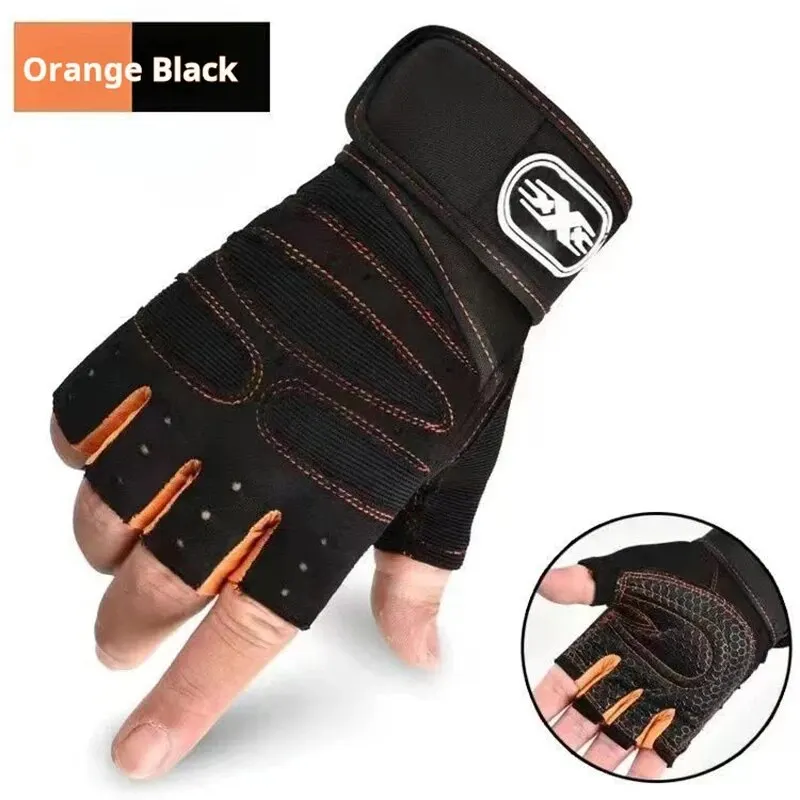 Fitness Gloves Half Finger Sports Tactics Cycling Outdoor Mountaineering Breathable and Wear Resistant Gloves