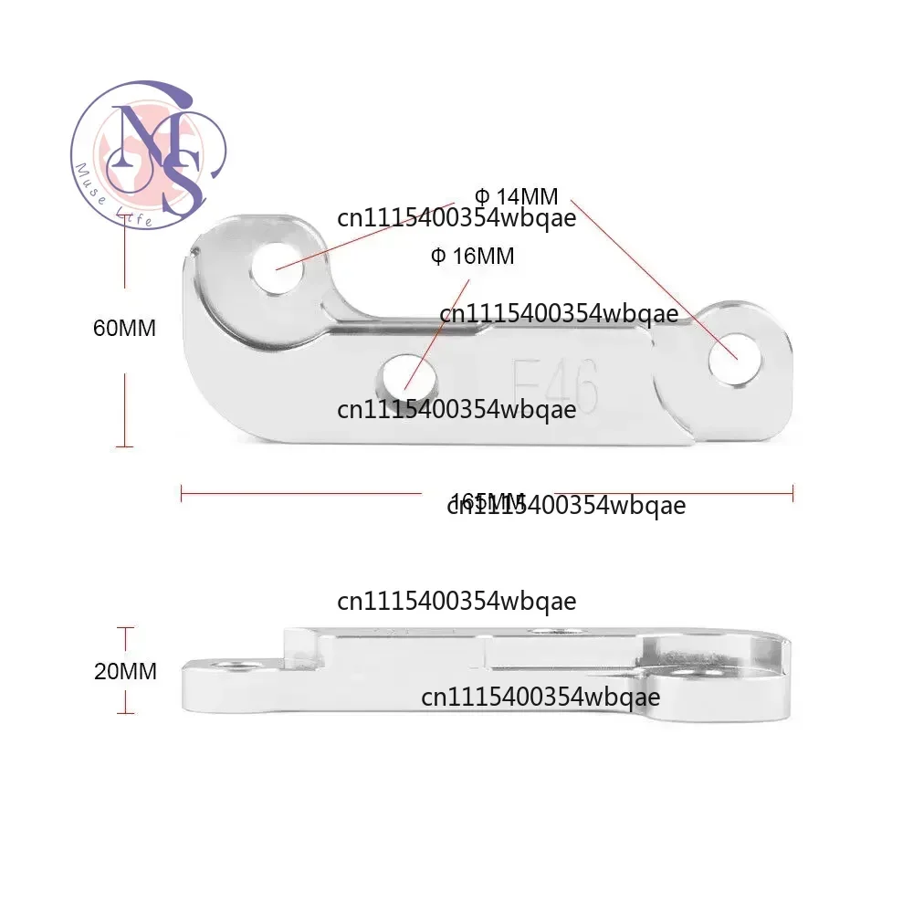 Turn Angle Increase Adapter 25%-30% For E46 Tuning Drift Modification, Lower Arms Required Auto Styling Parts