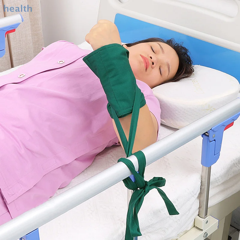 

Удерживающий ремень для запястья и ног, защитный ограничительный ремень для пациента, прикованный к постели, ограничительный ремень для конечностей, противоскользящая трубка