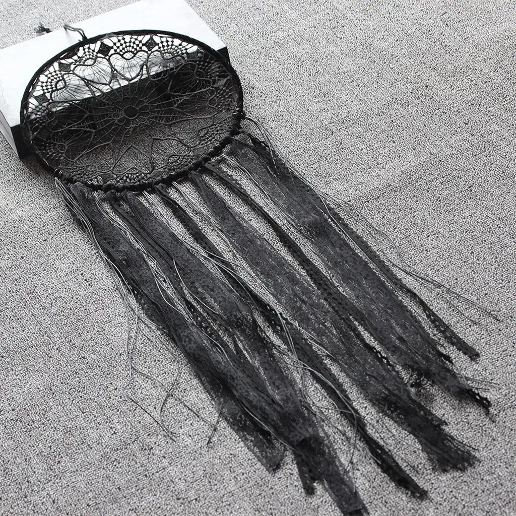 Indian Lace Tassel Hanging Living Room Dormitory Decor Black