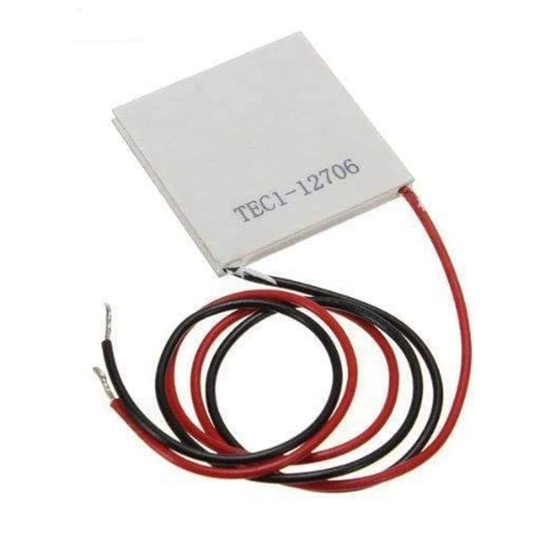 5 pezzi di alette di raffreddamento del refrigeratore d'acqua a semiconduttore TEC1-12706 40 x40mm per apparecchiature di raffreddamento dell'erogatore d'acqua