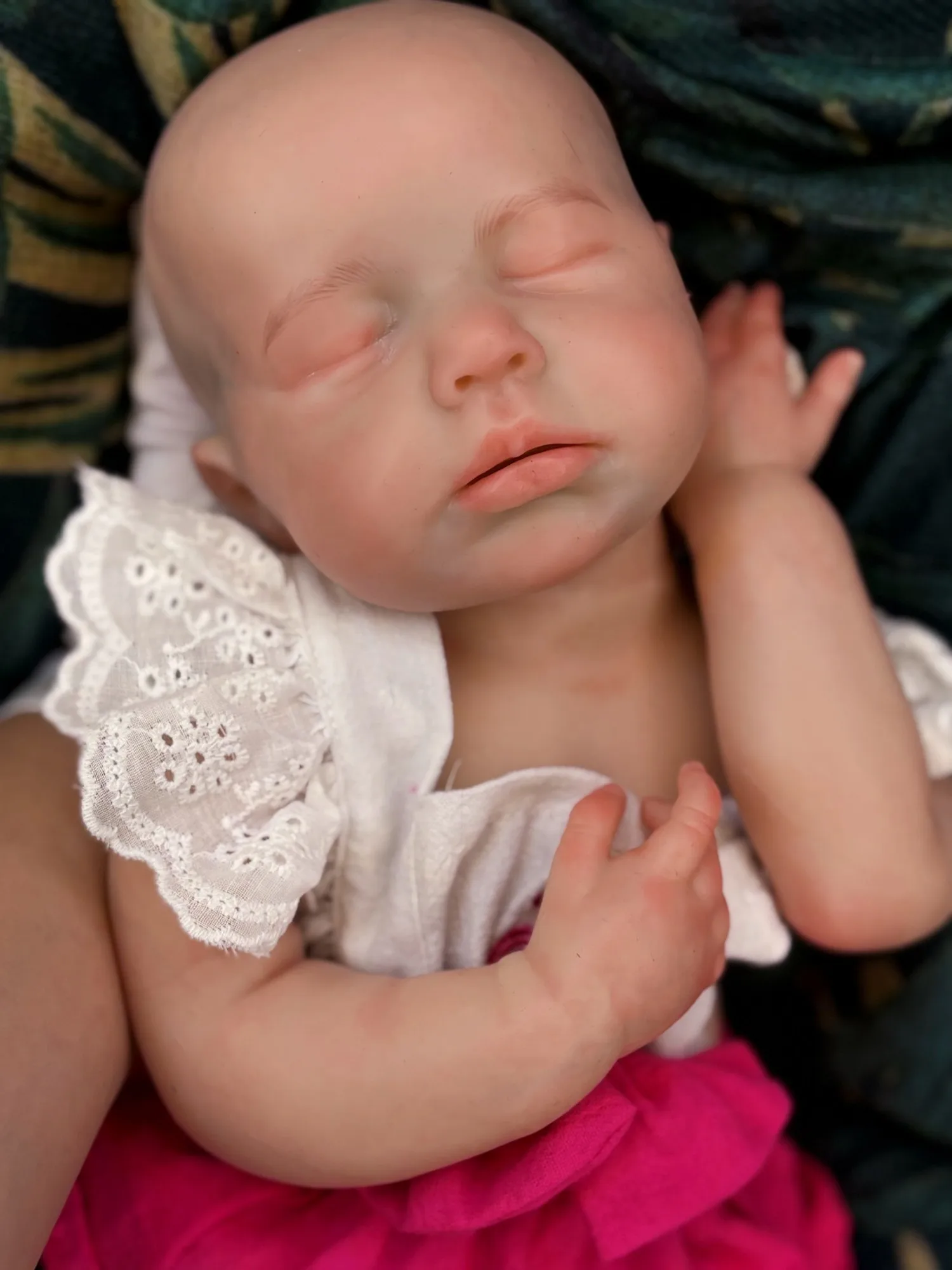 18 pollici Bocca aperta Ragazza in silicone Loulou Bebe Reborn Bambole Reborn in silicone pieno solido dipinto Baby Doll Toy Corpo De Silicone