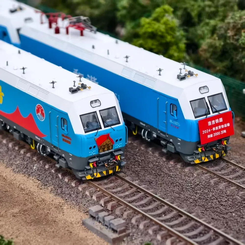 1/87 HXD1 Electric Locomotive Model Train 2 Carriages Multiple Styles Available Collectible Decorative Toy Train Adult Toy Gifts