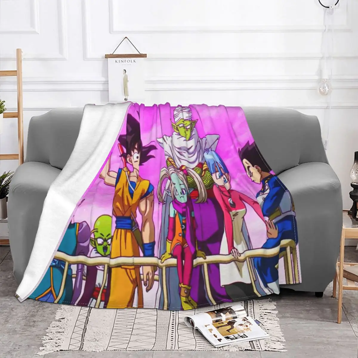 Dragon Ball Z Dragonball Anime Merch Blanket Soft Fleece Throw Blankets Cozy Bedspreads