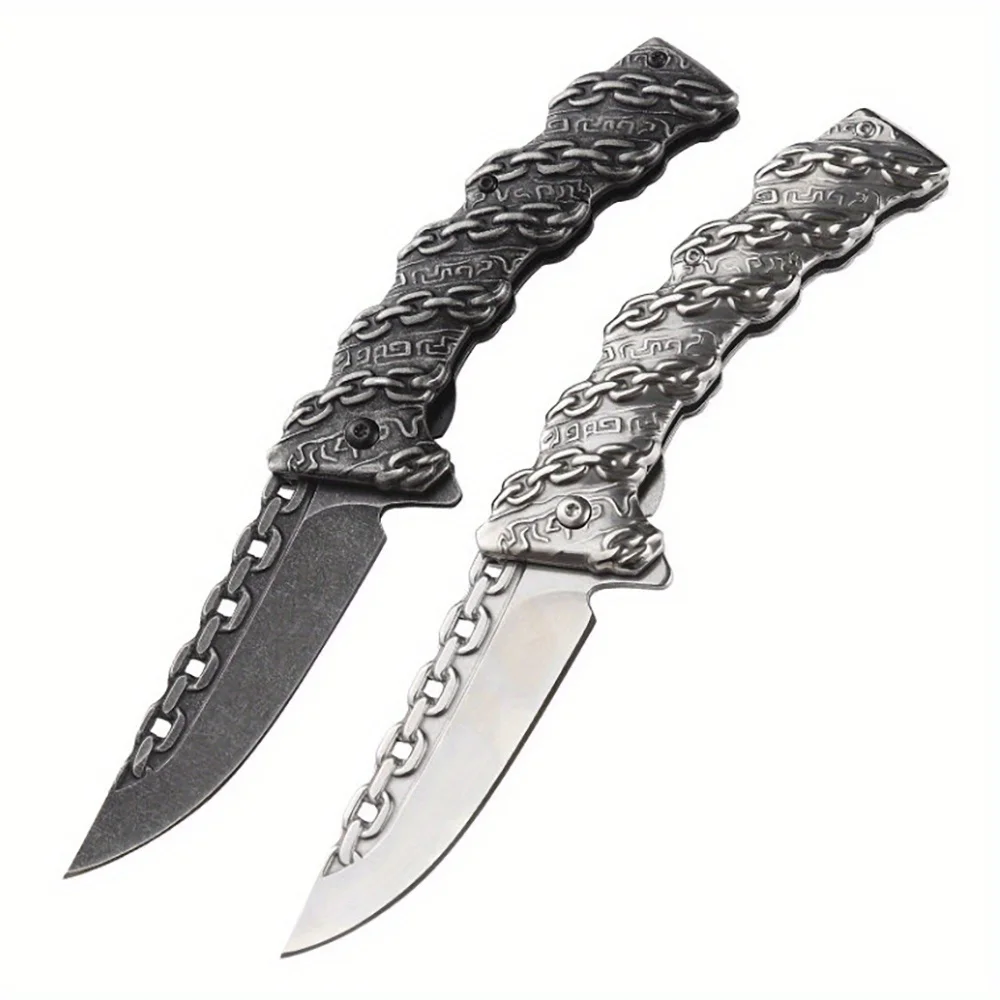 بقاء أضعاف سكين الفاكهة فائدة EDC جمع ثلاثية الأبعاد Stonewash سكين للفرد جيب EDC أدوات في الهواء الطلق سكّين متعدّد الاستخدامات هدية للرجل #1