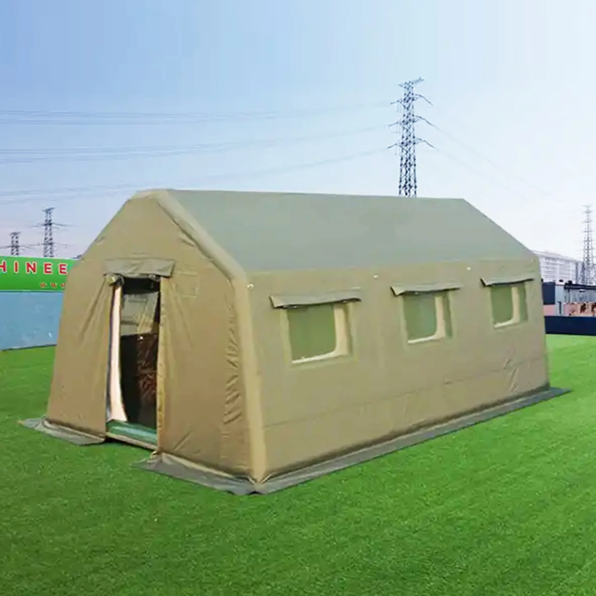 

-Foldable Emergency Disaster Relief,Tents Decontamination Tents Inflatable Oxford Fabric Airtube Tents