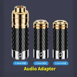 4 Pole Plug Speaker Terminal Female 4.4mm 2.5mm 3.5mm Jack 4.4 2.5 3.5 Audio Connector DIY Earphone Cable Consumer Electronics