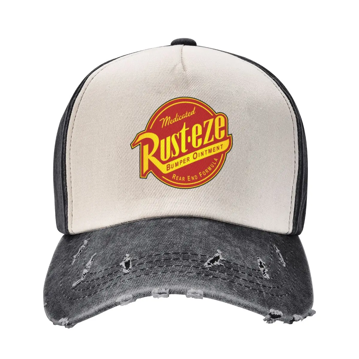 Rusteze sticker from Cars Baseball Cap dad hat Hip Hop Custom Cap Beach Bag Women's Hats 2024 Men's