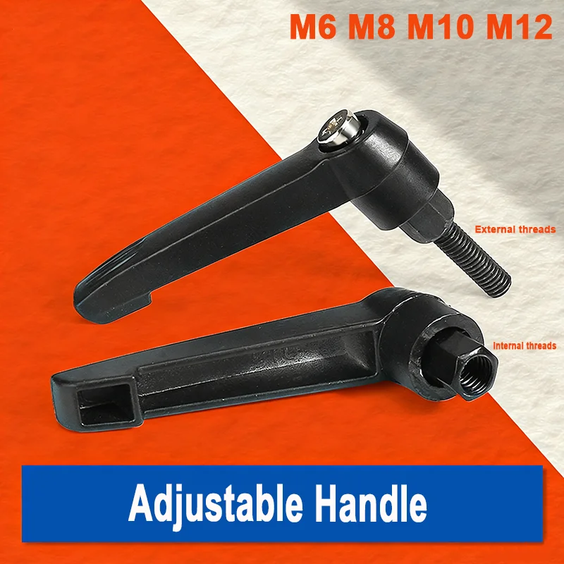 

M6 M8 M10 M12 Зажимной рычаг Регулируемая ручка с фиксацией Внешняя наружная резьба Ручка/Внутренняя резьба Ручка Болт Винт
