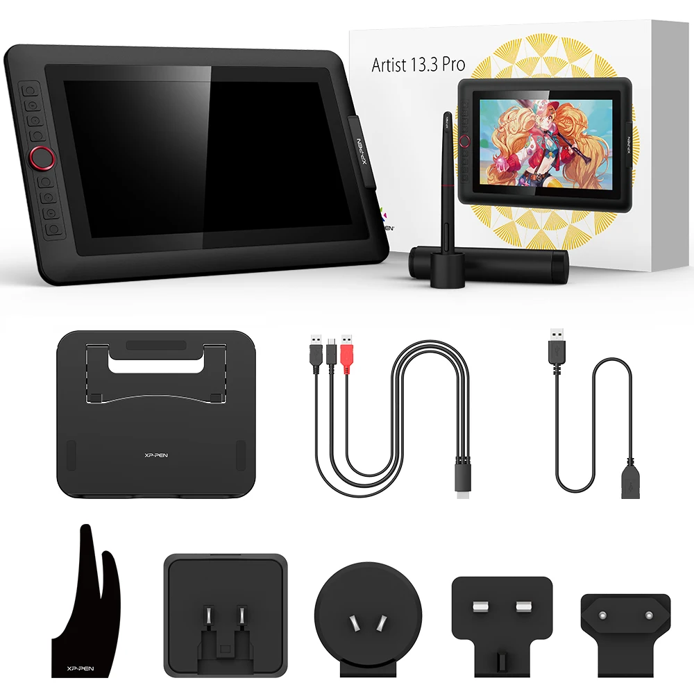 XPPen Artist 13.3 Pro V2 Drawing Monitor Digital Graphics Tablet