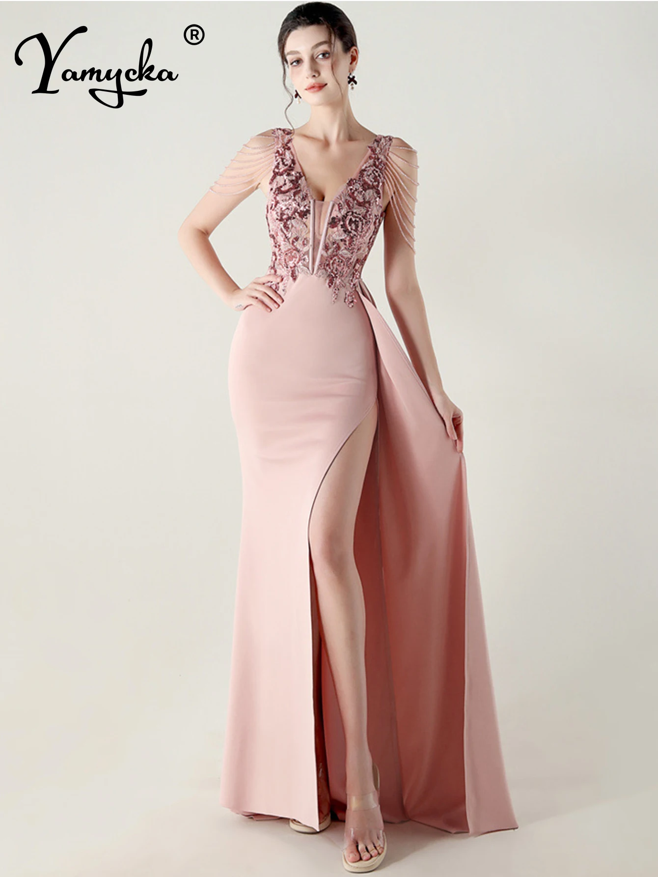 Seksowna czarna sukienka letnia bez pleców z cekinami, długa sukienka na wesele, elegancka luksusowa suknia wieczorowa na studniówkę, vestidos