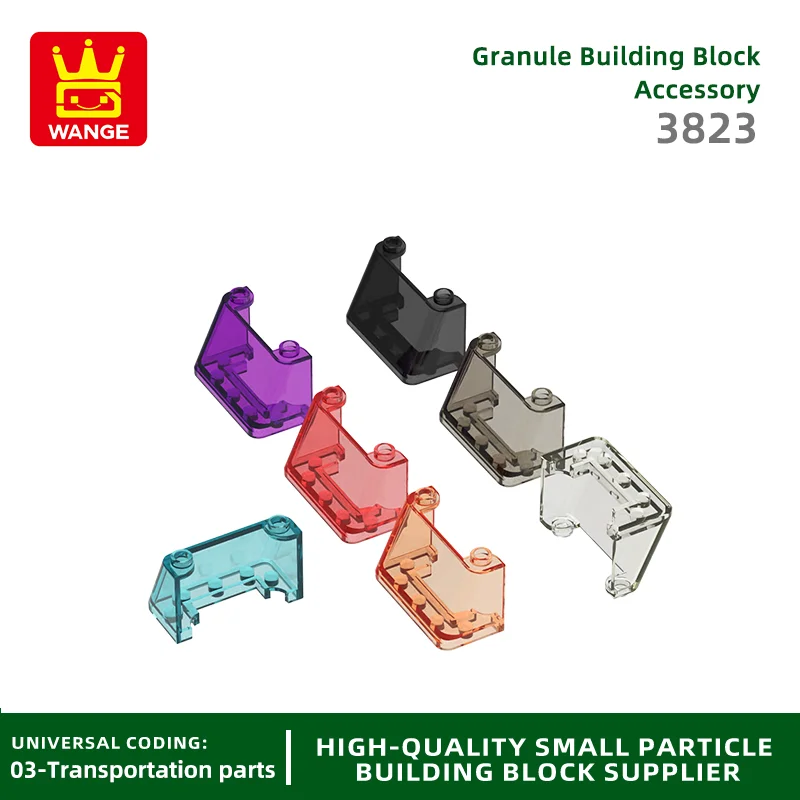 20 Pcs/lot 3823 Helicopter Car Windshield Block Moc Color Accessories Compatible with Brick DIY Children's Toy Assembly Gift