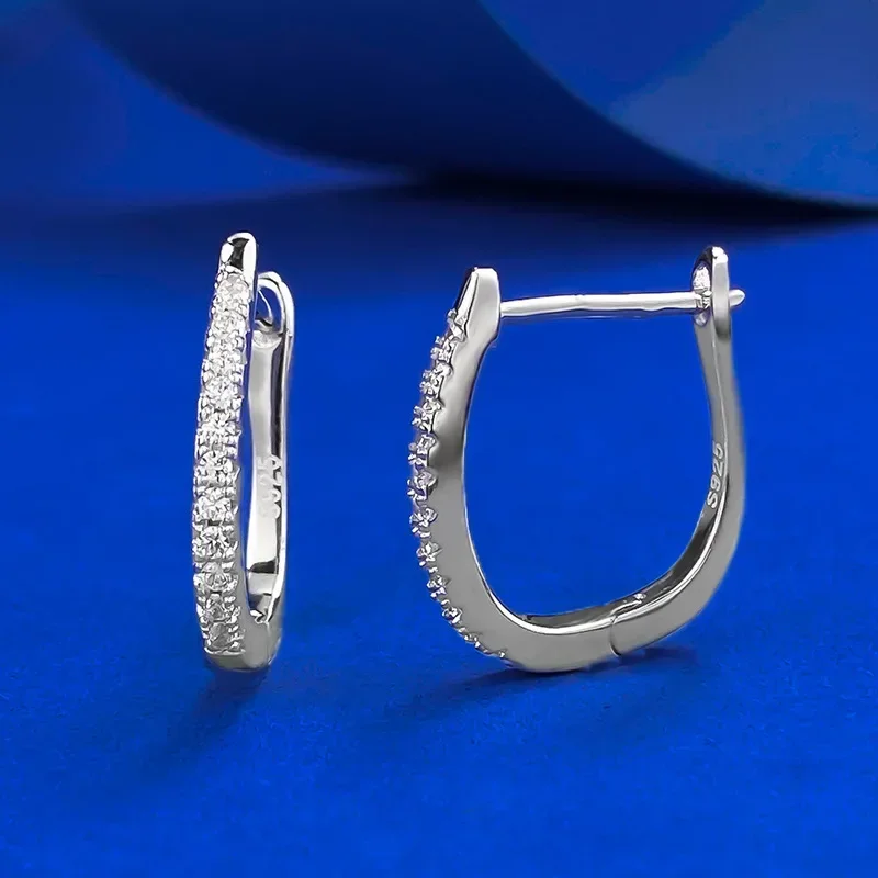 Light luxury jewelry S925 silver ear buckle can be paired with earrings at will, fashionable single item, multiple wear F