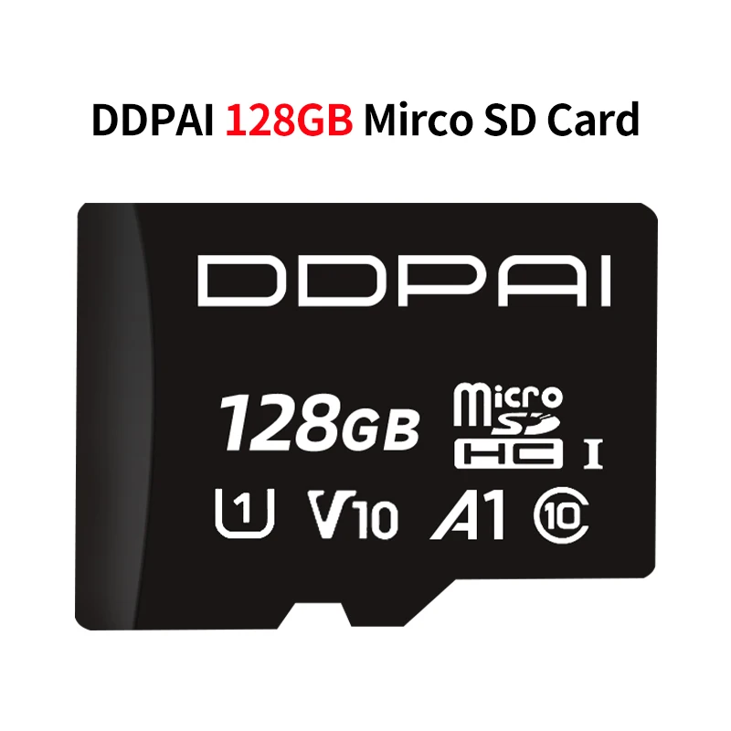 DDPAI 128GB Mirco SD Card For DDPAI Dash Cam Car Camera Car DVR Adapters Class 10