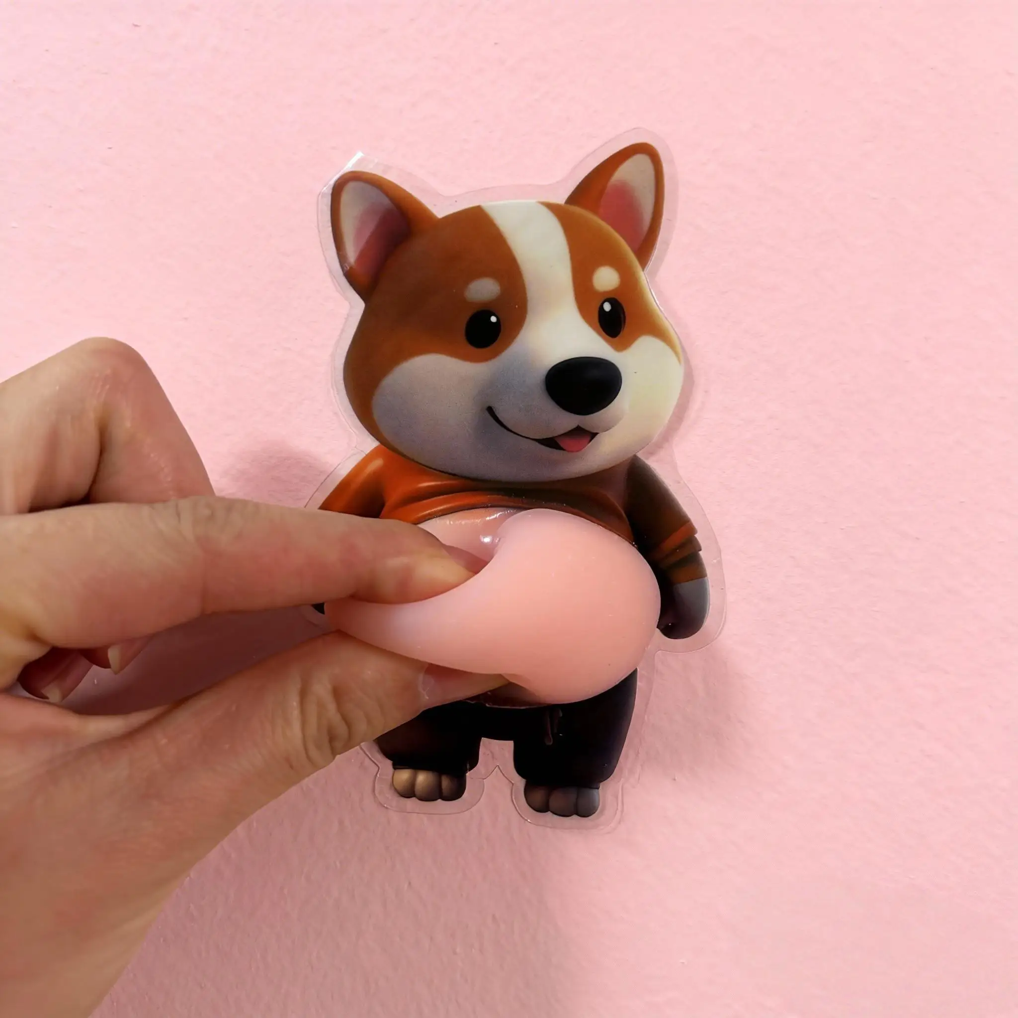 Autocollants de réfrigérateur mignons en forme de chien Corgi ventru, 6/4/2 pièces, décoration pour la maison et la cuisine, et cadeaux de fête