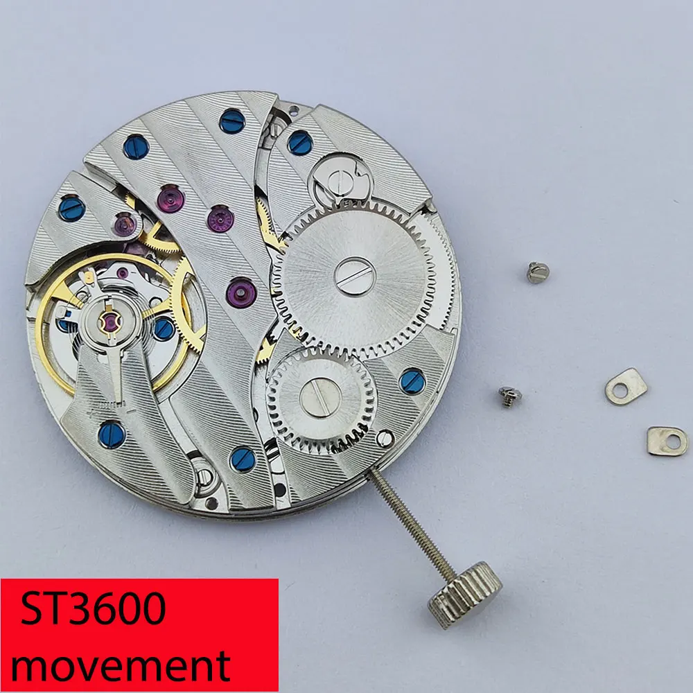 ST3600 Movement 17 Jewels ETA 6497 Movement Model Watch Part Fit for Men\'s Watch Hand Winding Mechanical Movement PNH