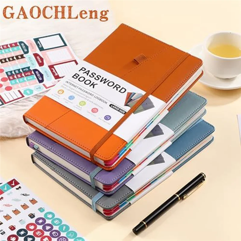 AEE7-Password Keeper Book With Colorful Alphabetical Tabs And Two Bookmarks, For Seniors 8.4X5.9Inch, Internet Address