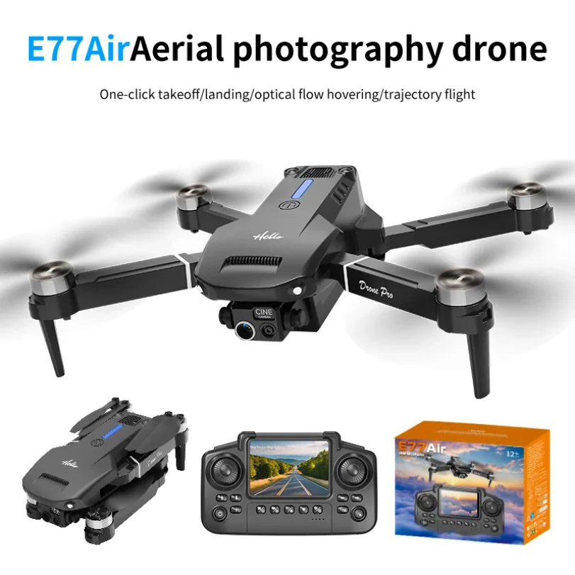 

E77 Air Drone 4k Professional Remote Control Brushless Motor Drones With Camera Foldable Dron Professional Quadcopter Toys