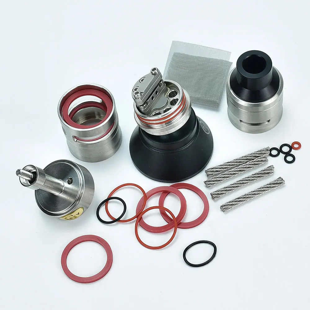 

Атомайзер Wolfcoolvape Vape Gevolution V2 23 мм Mesh RTA Tank, сетчатый атомайзер 4 мл, из нержавеющей стали 316SS