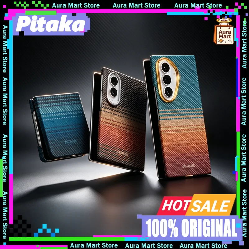 PITAKA Aramid Fiber Case for Samsung Z Fold 8 Ultra Thin Kevlar Magnetic for MagSafe Wireless Charging Lightweight Back Cover