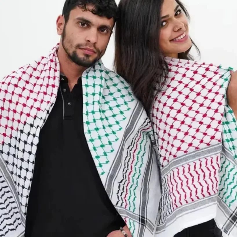 

Новый арабский мужской и женский платок из жаккарда Arafat ОАЭ Дубай Шарф Ближний Восток Саудовская Аравия