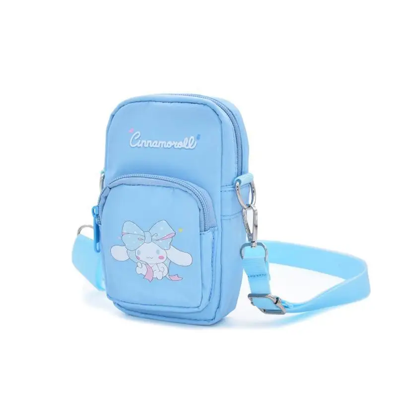 Mini bolso de hombro de dibujos animados de Hello Kitty para niña, moda de princesa Sanrio, envoltura versátil My Melody Kawaii, impermeable, portátil, nuevo