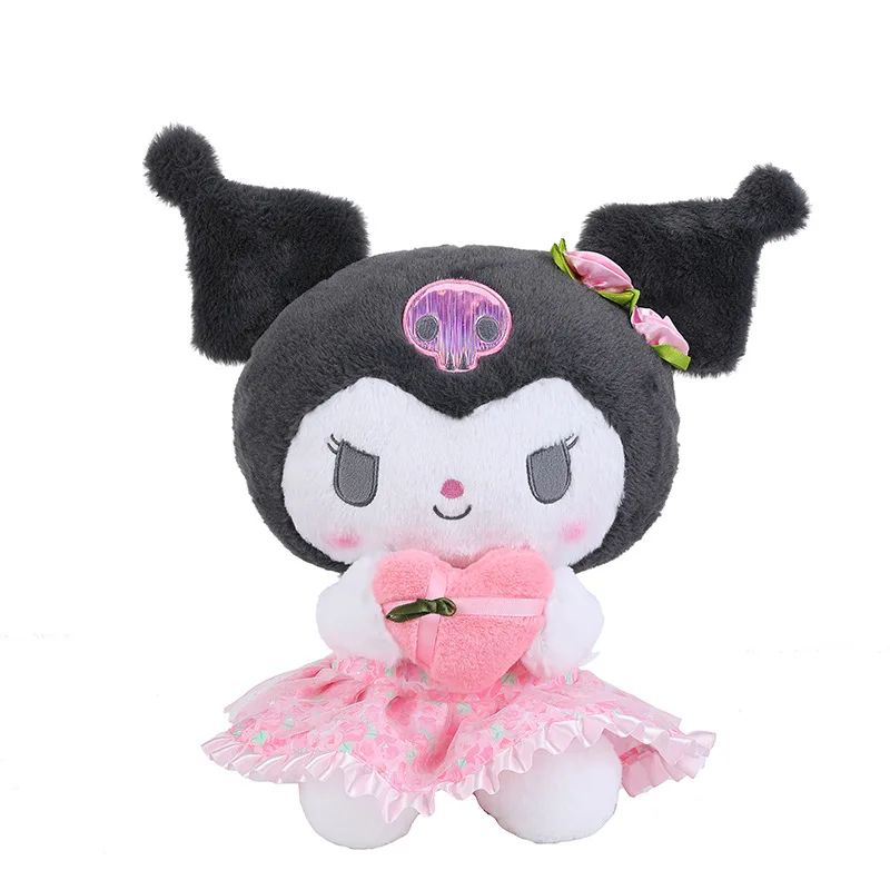 Sanrio Kawaii Kuromi My Melody Plush Toy Hello Kitty Stuffed Doll Filled Doll Cute Animal for Kids Birthday Xmas Gift Girls