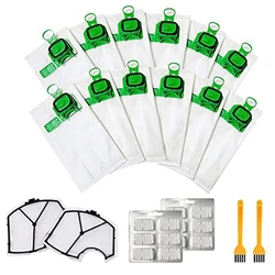 Kit de sac d'aspirateur Kobold, compatible avec Vorwerk, VK140, VK150