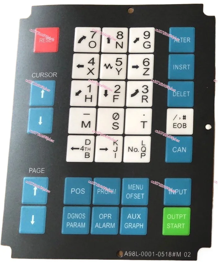 A98L-0001-0518 #M #T Button Film, Operation Panel Film