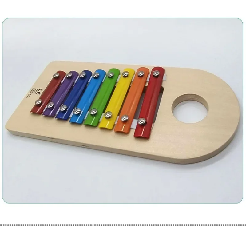 Banc de livre et de robinet avec Xylophone coulissant, jouets musicaux durables en bois pour les tout-petits, adaptés aux enfants