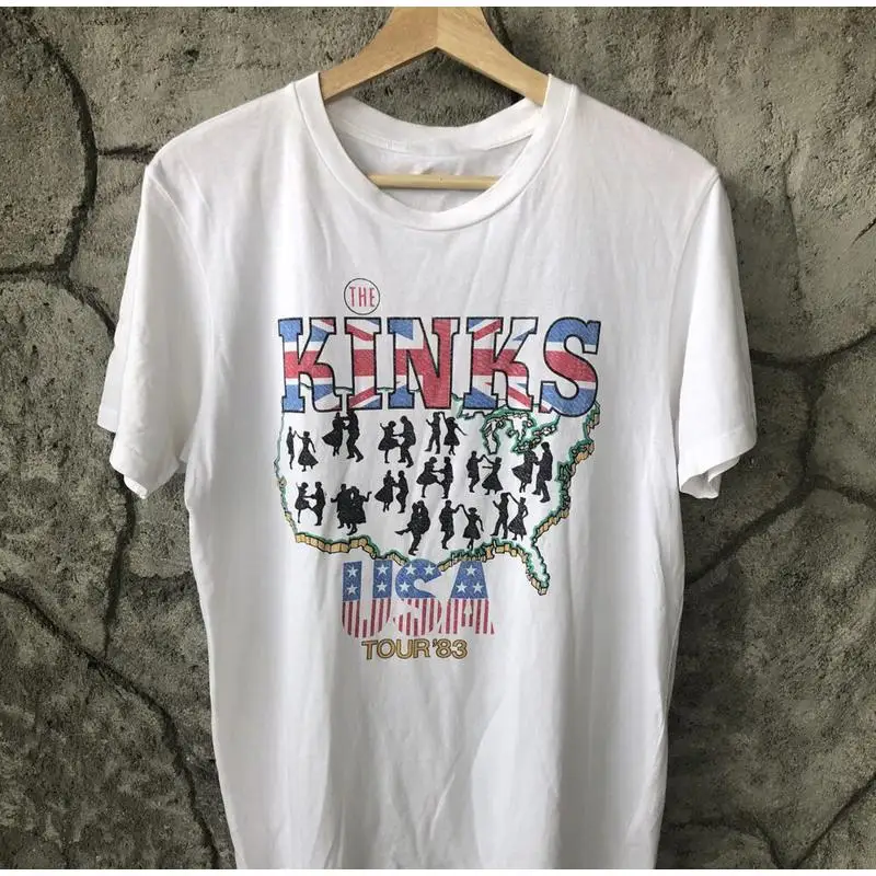 

Новая футболка The Kinks Tour 1986 для фанатов S 5XL BI04_160