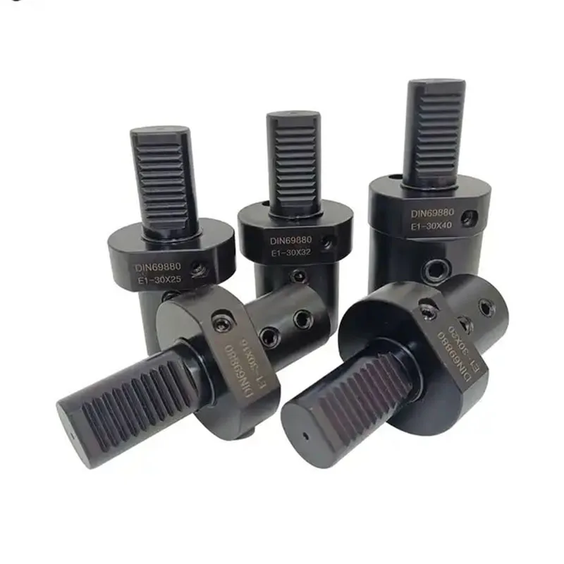 E1-20 30 40 50 60 VDI Inner Diameter Tool Holder DIN69880 Boring Bar Holder for CNC Lathe Cylindrical Shank