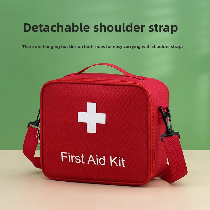 Custodia per medicinali di grande capacità Armadietto per medicinali domestico Kit medico portatile Borsa medica a tracolla Custodia per medicinali da esterno