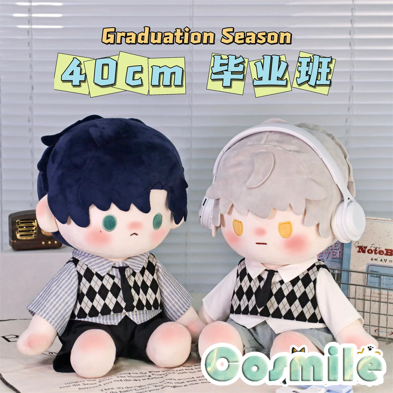 No attributes Star School Uniform OOTD Fashion Costume Stuffed Plush 40cm Seated Dolls Doll Accessories Doll's Clothes DQR