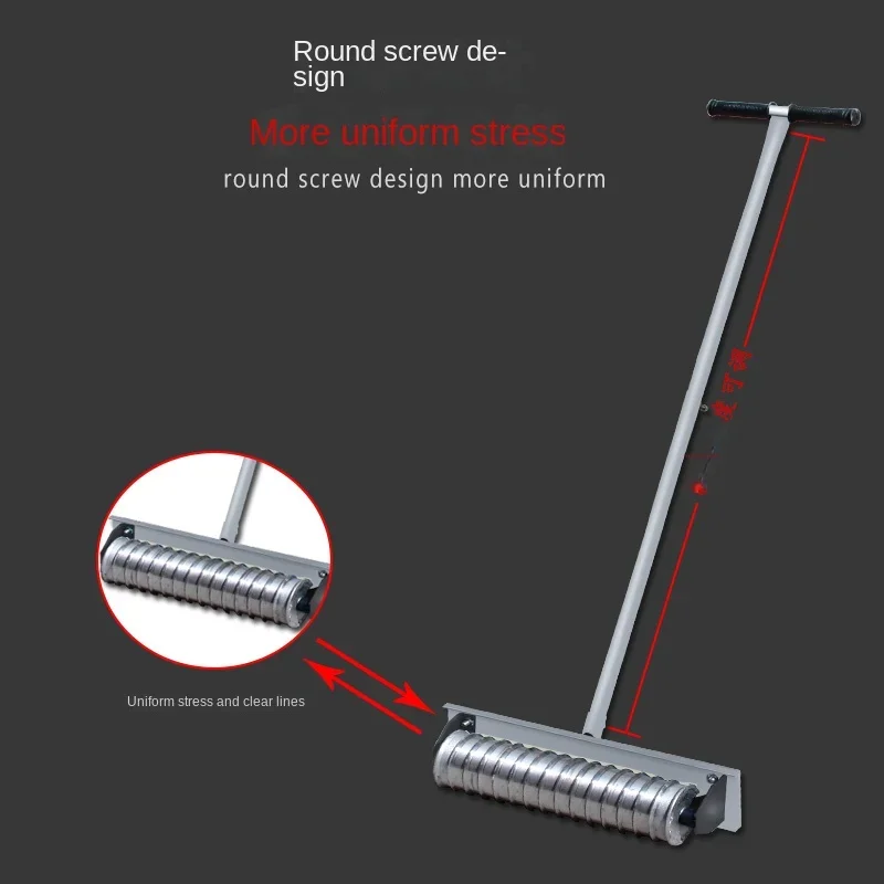 Concrete Cement Pavement Embossing Roller Knurling Tool
