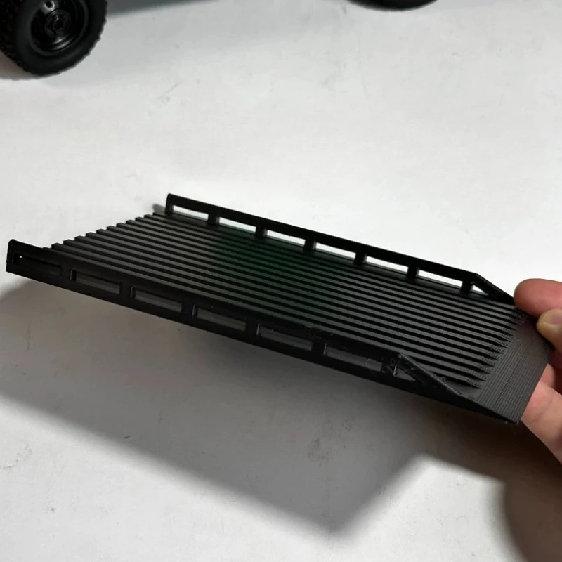 3D Printed For 1/12 MN82S RC Crawler Rear Cargo Box Model ABS Plastic Pickup Truck Bed Retrofit Kit Scale Scene Decoration Parts