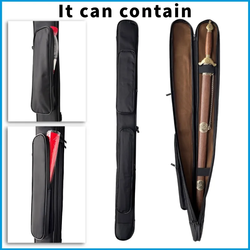 1.1Meter Tai Chi Sword Bag Martial Art Case 43in Can be placed 1 sword Waterproof Weapons Case With Shoulder Strap - view 4