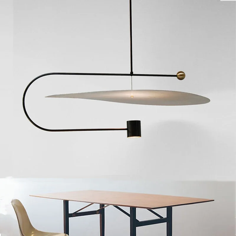 

Xiuxiu pendent light designer led pendent lights acrylic metal potlight for dining room bar counter restaurant decoration light