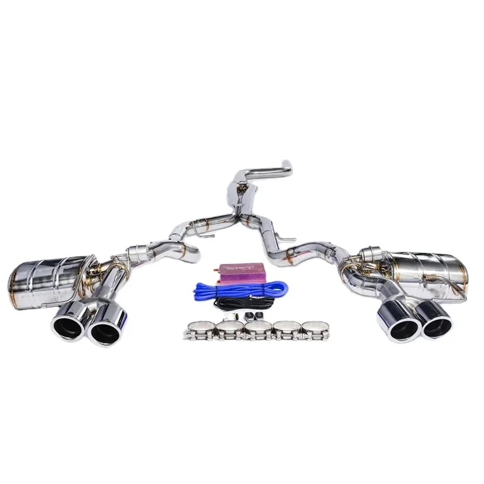 Exhaust Mufflers For JAGUAR XE Exhaust Tip Catback With Quad Double Tip