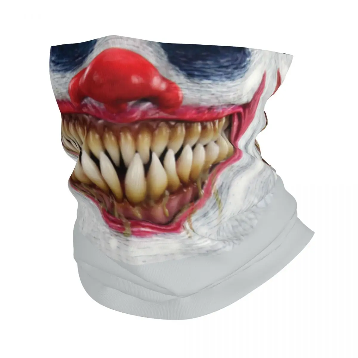 

Custom Scary Clown Joker Winter Headband Neck Warmer Men Women Ski Camping Tube Scarf Halloween Cospaly Party Face Bandana