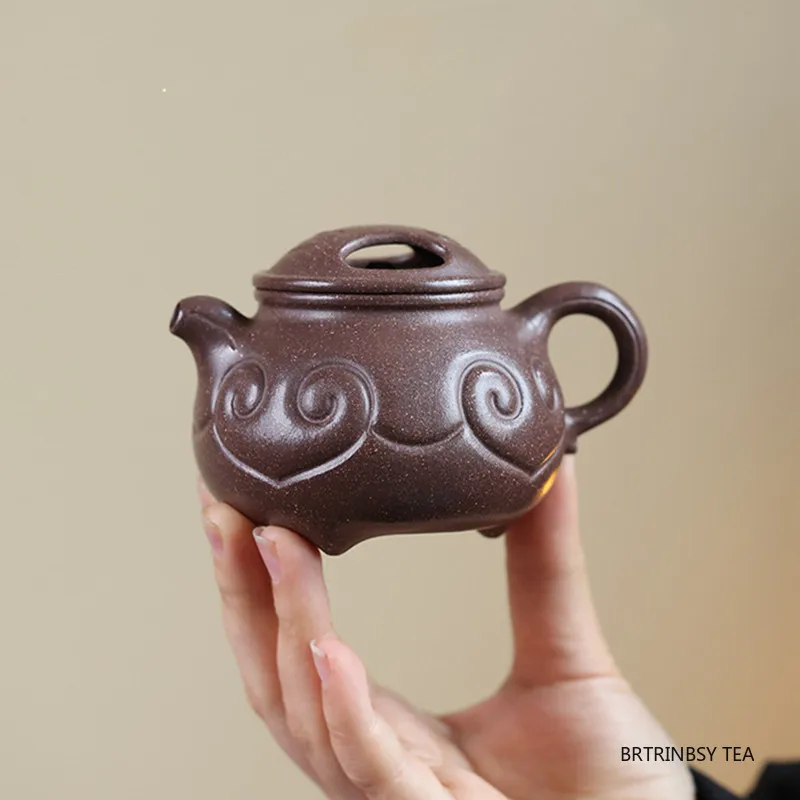 

150ml Handmade Purple Clay Teapot Traditional Chinese Yixing Zisha Tea Pot Beauty Tea Infuser Kettle Household Tea Set Teaware