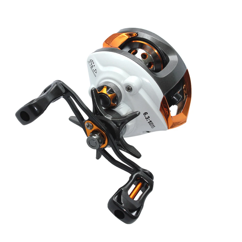 Lixada-High Speed Fishing Reel com sistema de freio magnético, rolamentos de esferas, Baitcasting Reel, Fly, 6.3: 1 Gear Ratio, 12 + 1, Novo