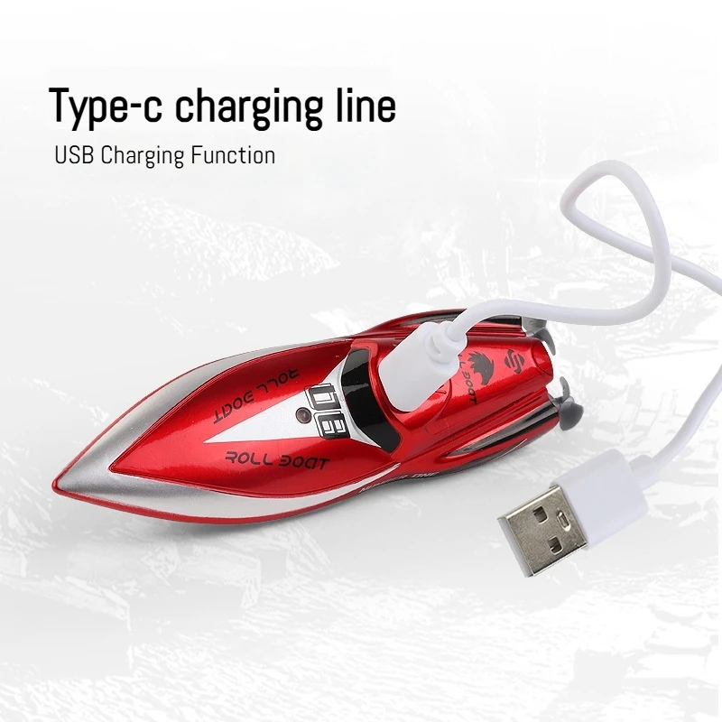 Mini 6 km/u Coke Can RC Boot 2.4G Hoge Snelheid Afstandsbediening Onderzeeër Model Waterdichte Draadloze Racing Schip speelgoed voor Kinderen