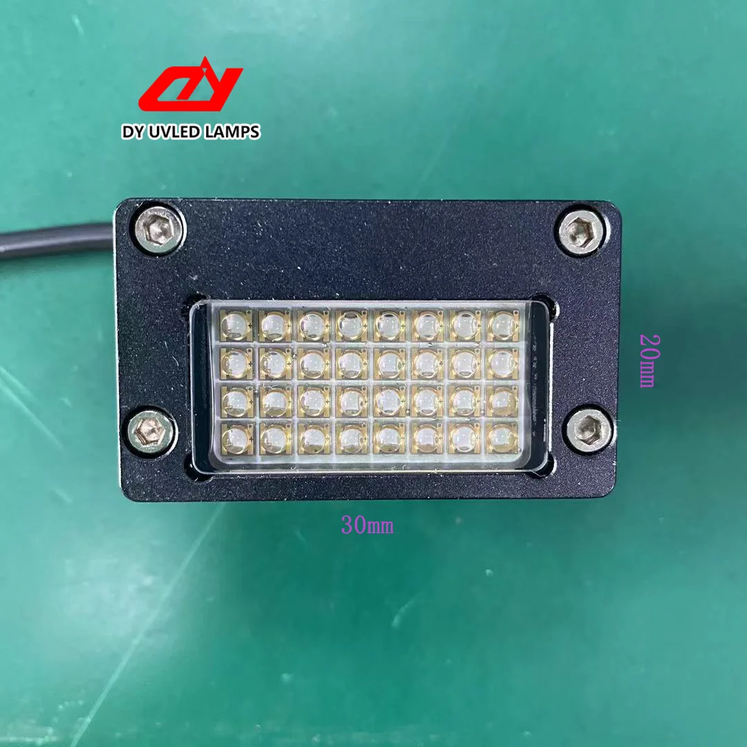 Flatbed Printer UVLED Light Ink Curing Lamp Printing Machine Drying lamp Photo Machine Modified UV LED lamp 3020