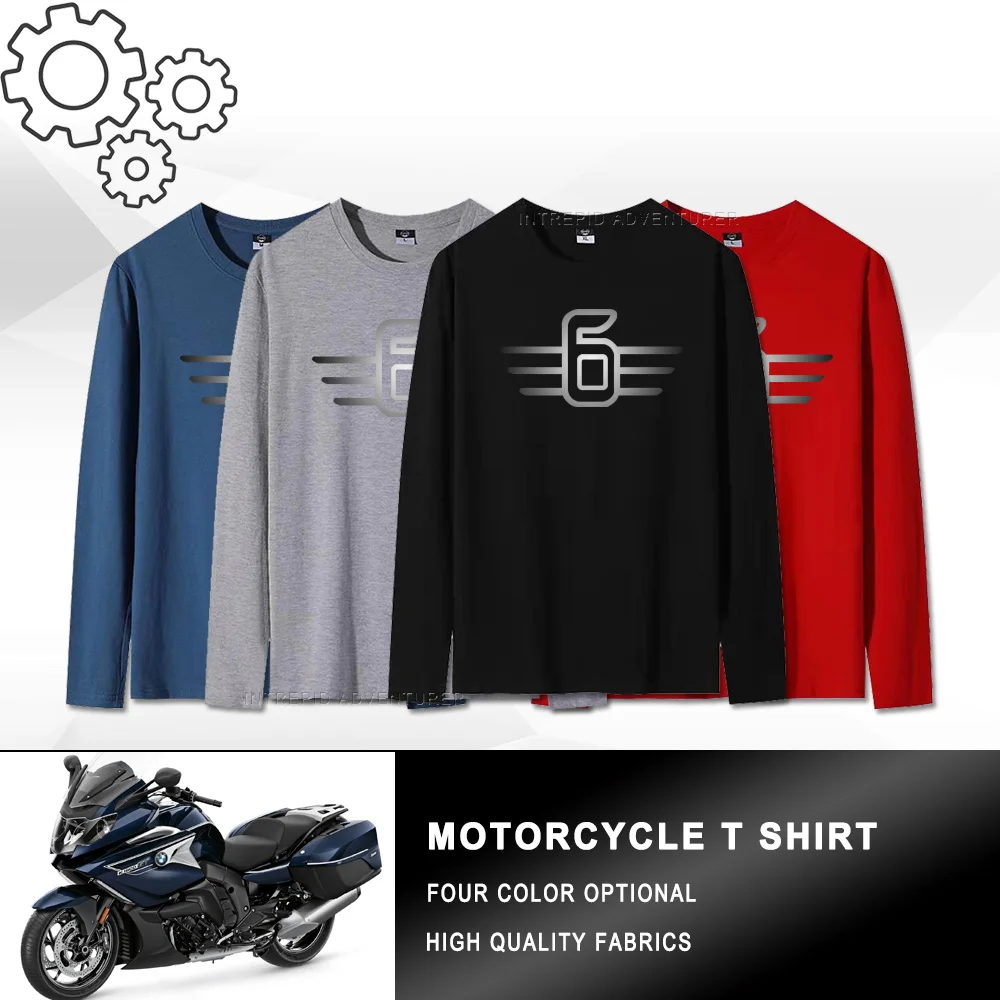 For K 1600 Gt Gtl Exclusive K1600Gt Rock fan T Shirt Motorcycle O-Neck New T-Shirt Long Sleeve