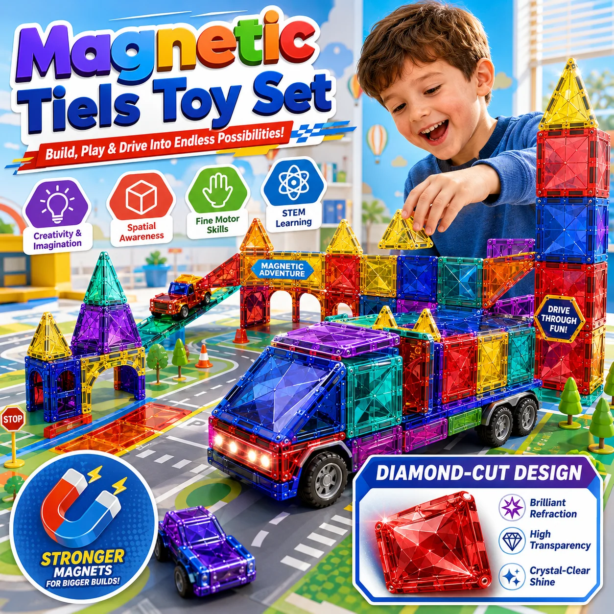 #42 Highest Rated Magnetic Building Tiles to Buy in 2026