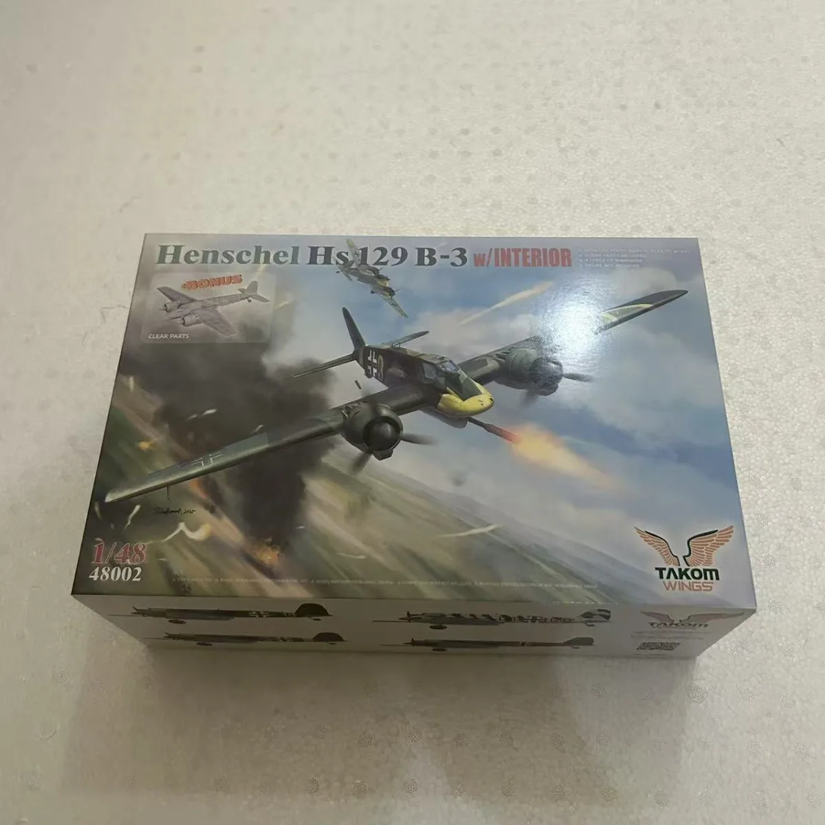 

Henschel Hs129 B-3 W/INTERIOR 48002 TAKOM масштаб 1:48, коллекционная детская игрушка на заказ, подарок на день рождения